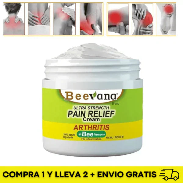 ¡Llévate 2 Cremas Beevana De veneno de abeja Multifuncional !