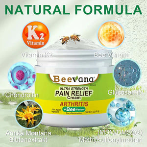 ¡Llévate 2 Cremas Beevana De veneno de abeja Multifuncional !