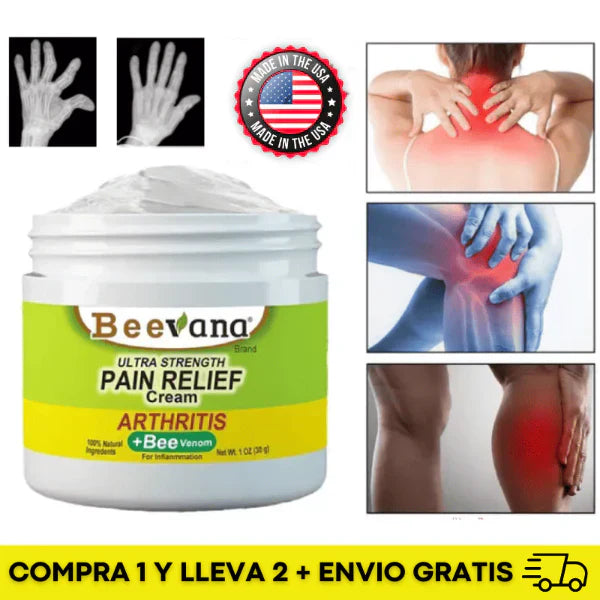 ¡Llévate 2 Cremas Beevana De veneno de abeja Multifuncional !